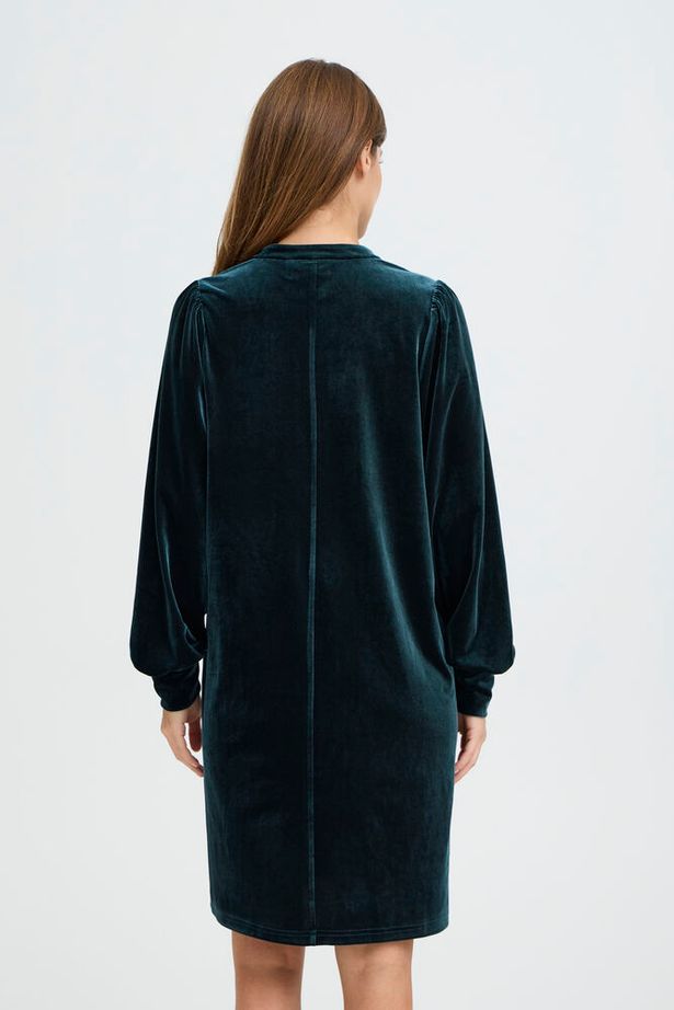 PZBarbara Ls Dress-dark sapphire