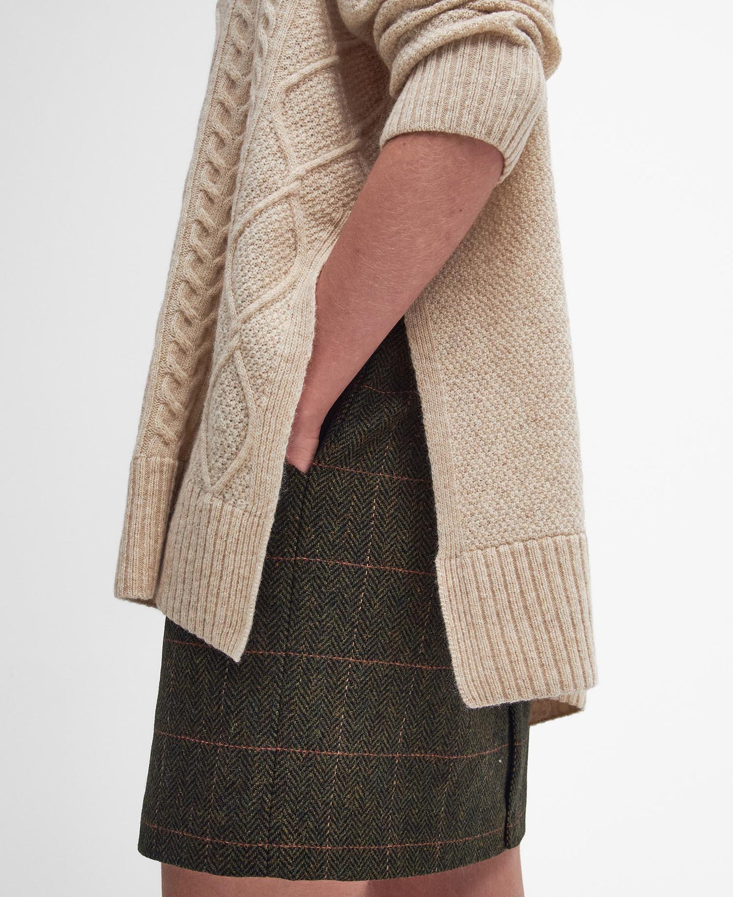 Barbour Burne Knitted Cape