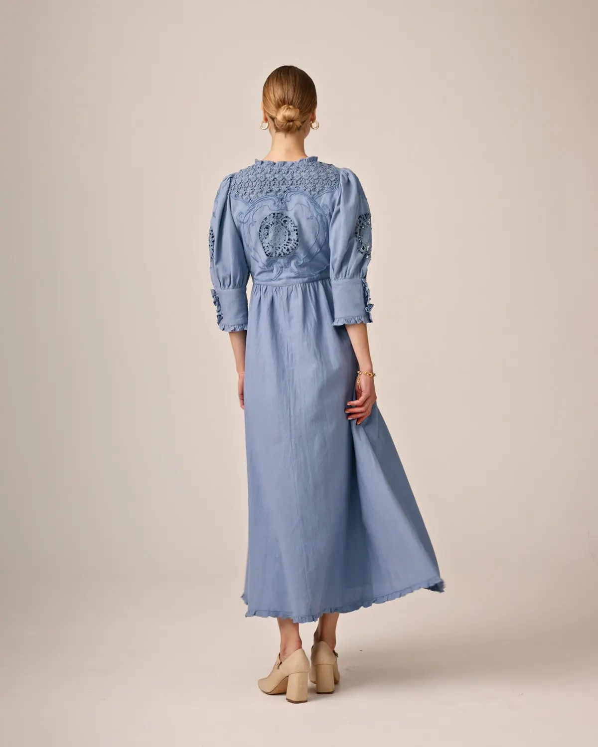 Linen Button Down dress