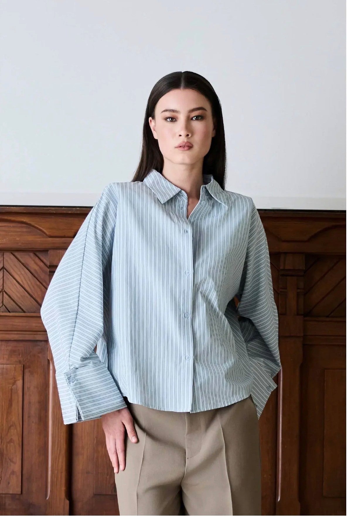 Atari shirt-sky stripe