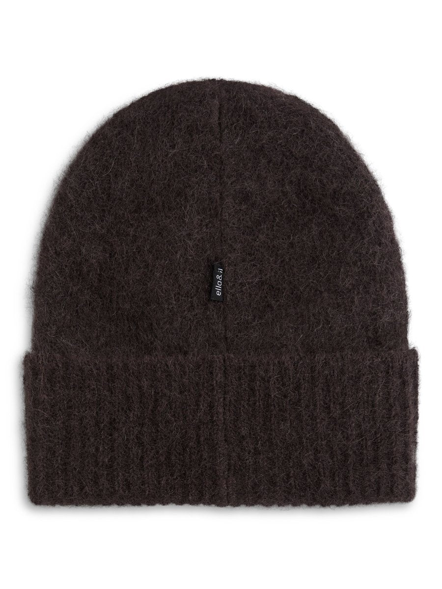 Silje chunky hat-dark brown