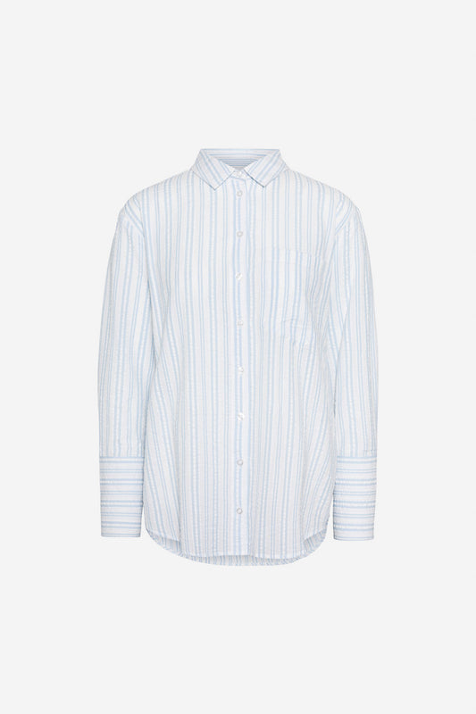 Bibi Crepe Shirt - light blue