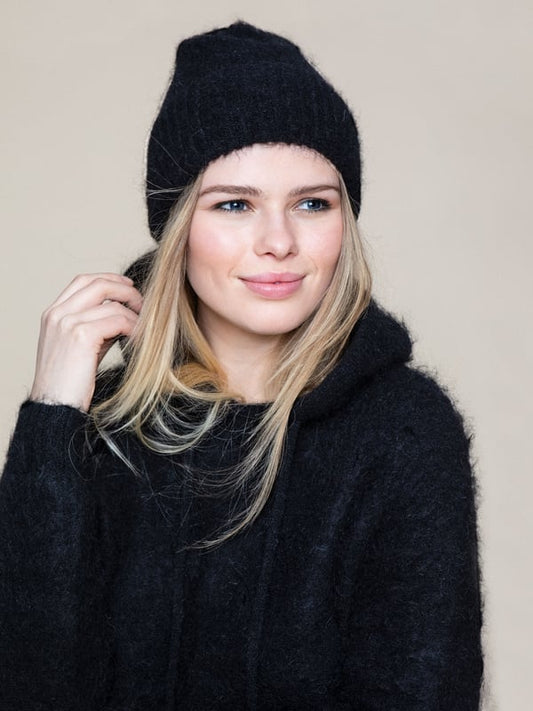 Silje chunky hat-black