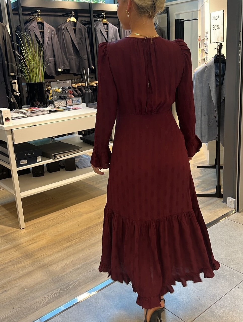 Viscose Flounce Dress