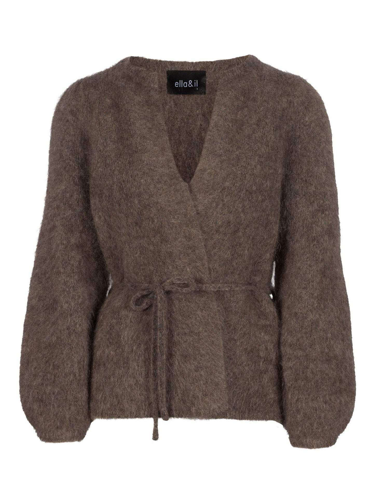 Fredrikke Chunky cardigan-brown