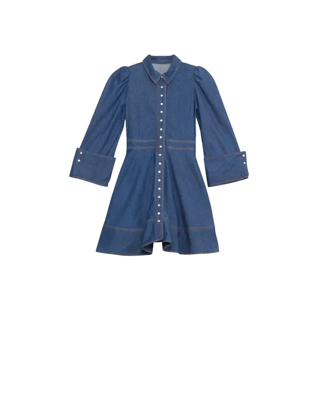 Denim mini dress