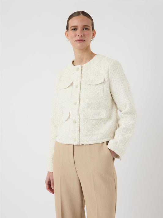 YasKavi 7/8 Jacket-Star white