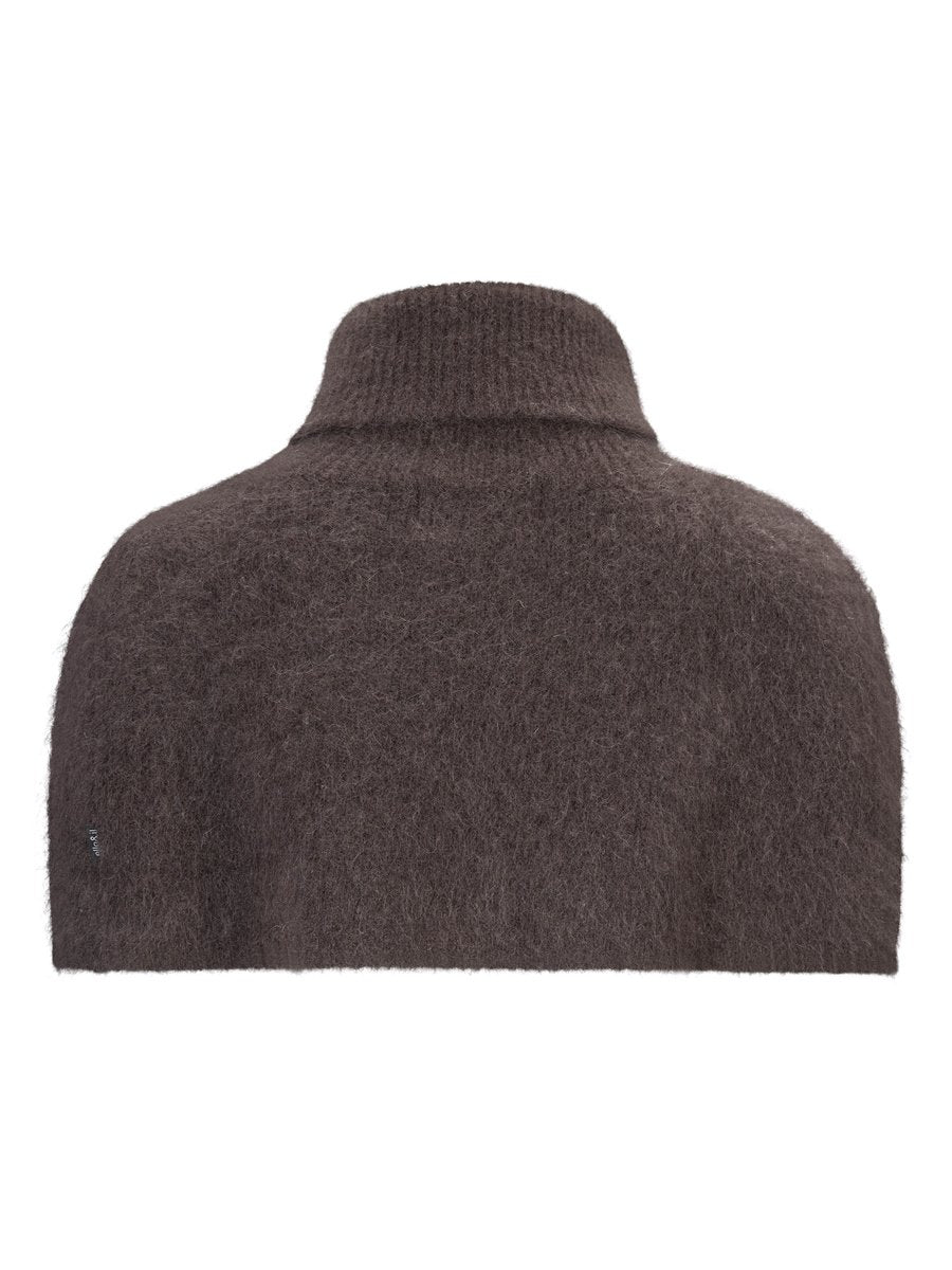 Sylvia chunky neck-dark brown