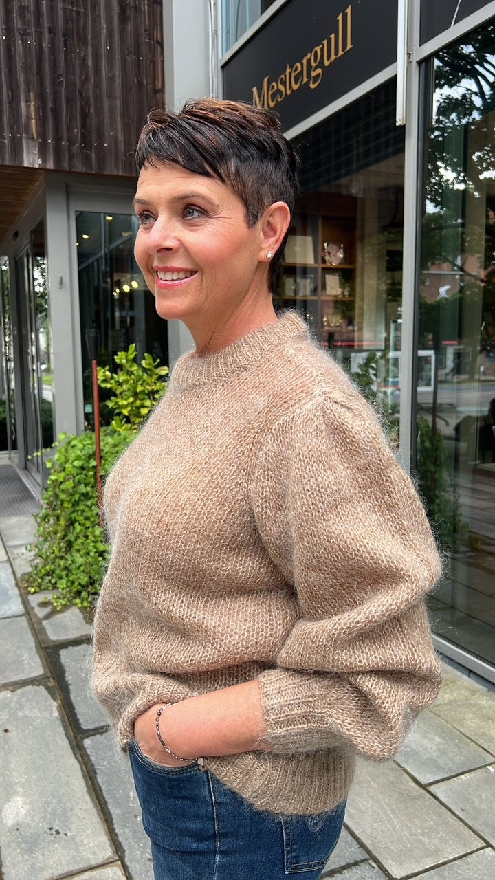 YASLambu o-neck LS Knit Pullover