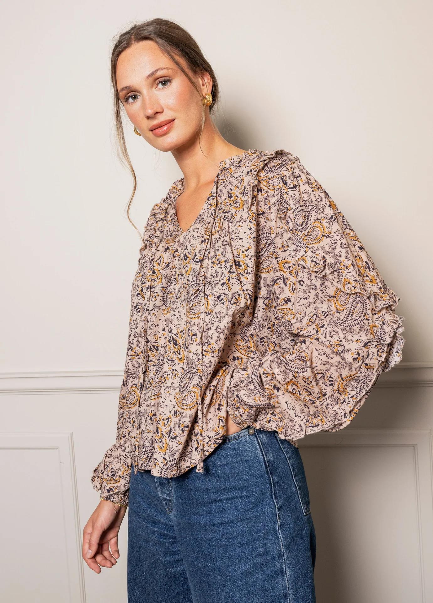 Sabina blouse - paisley