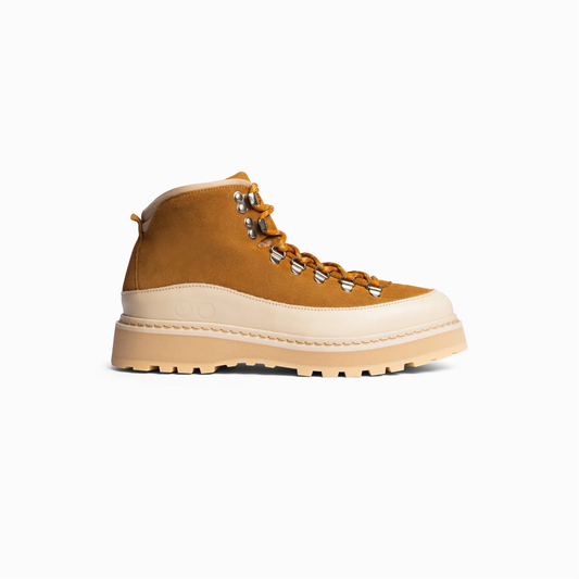 Core cap suede-cognac cream
