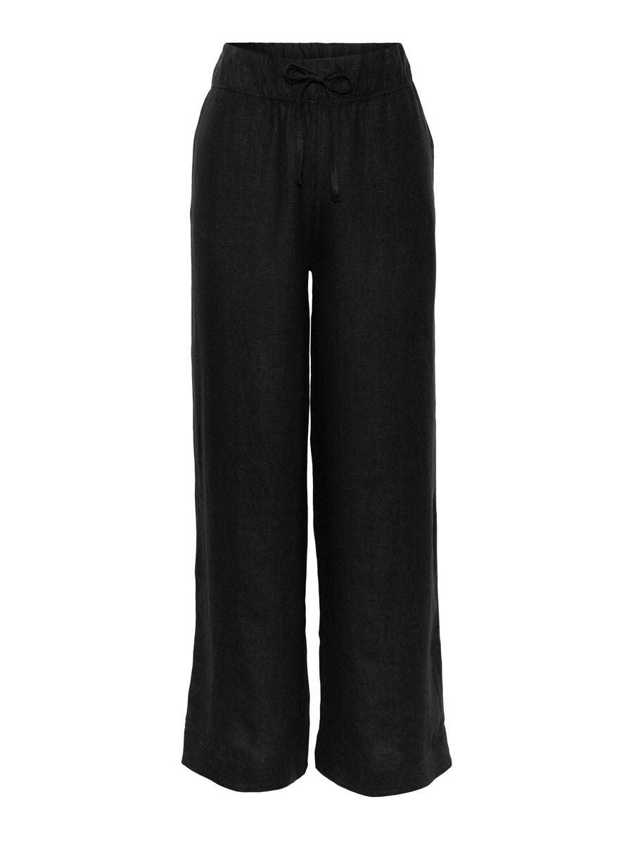 Immi linen pants - black