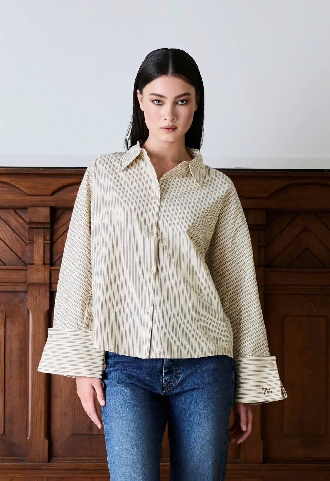 Atari shirt-oat stripe