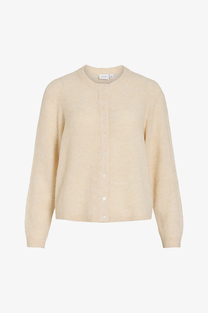 Vilory O Neck Cardigan-Sandshell