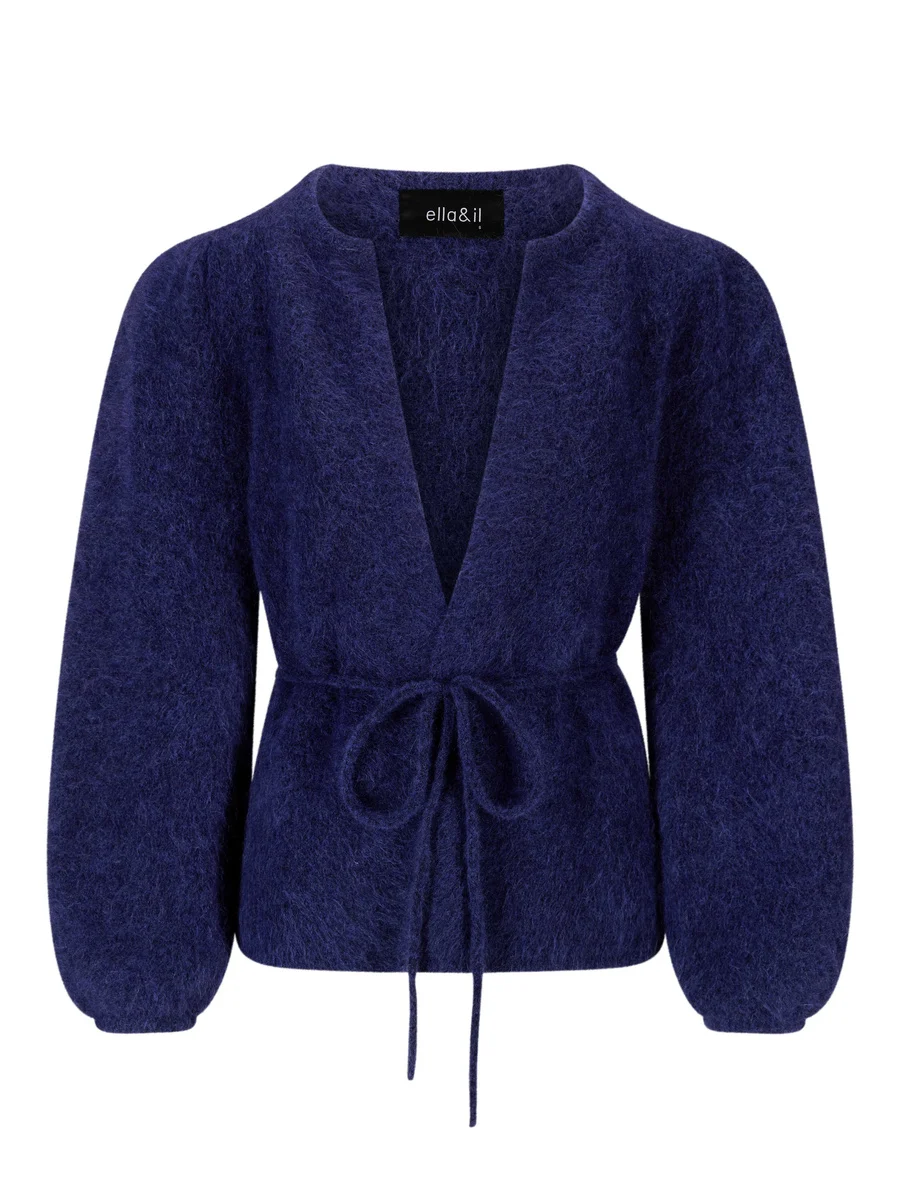 Fredrikke Chunky cardigan-cobalt blue