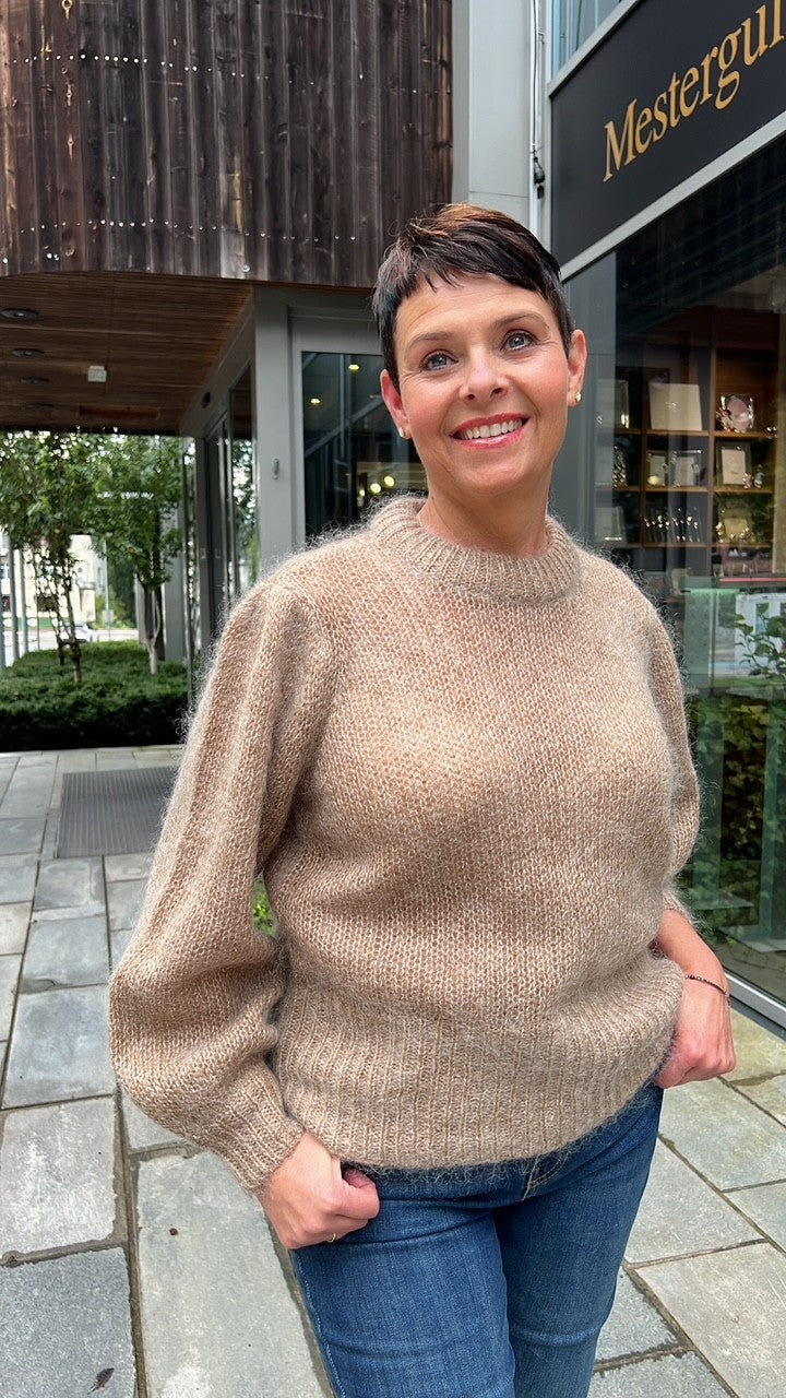 YASLambu o-neck LS Knit Pullover