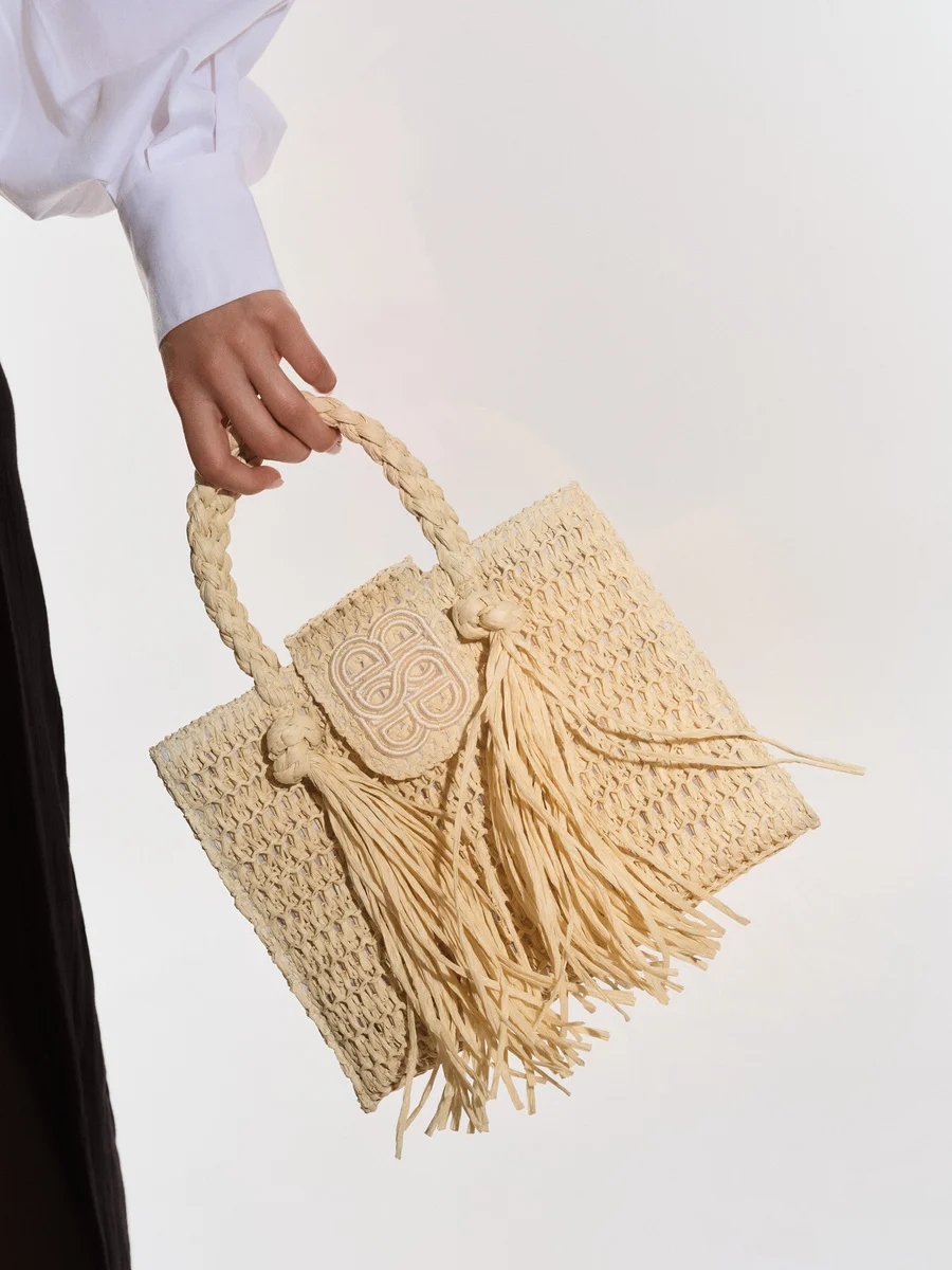 Sigrid Straw bag - beige