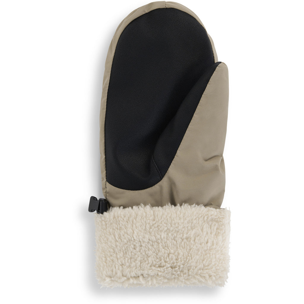 Puffer Mittens-taupe