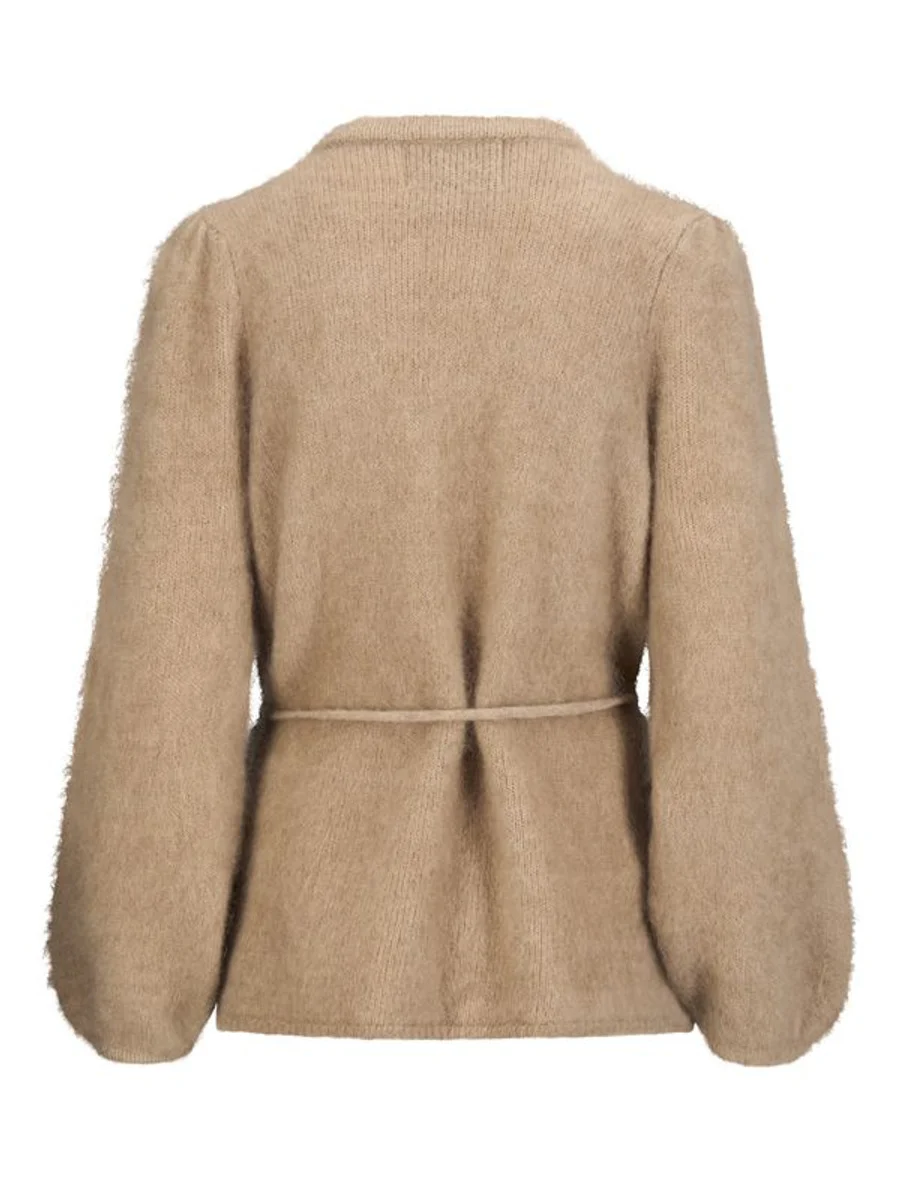 Fredrikke Chunky cardigan-hazel beige