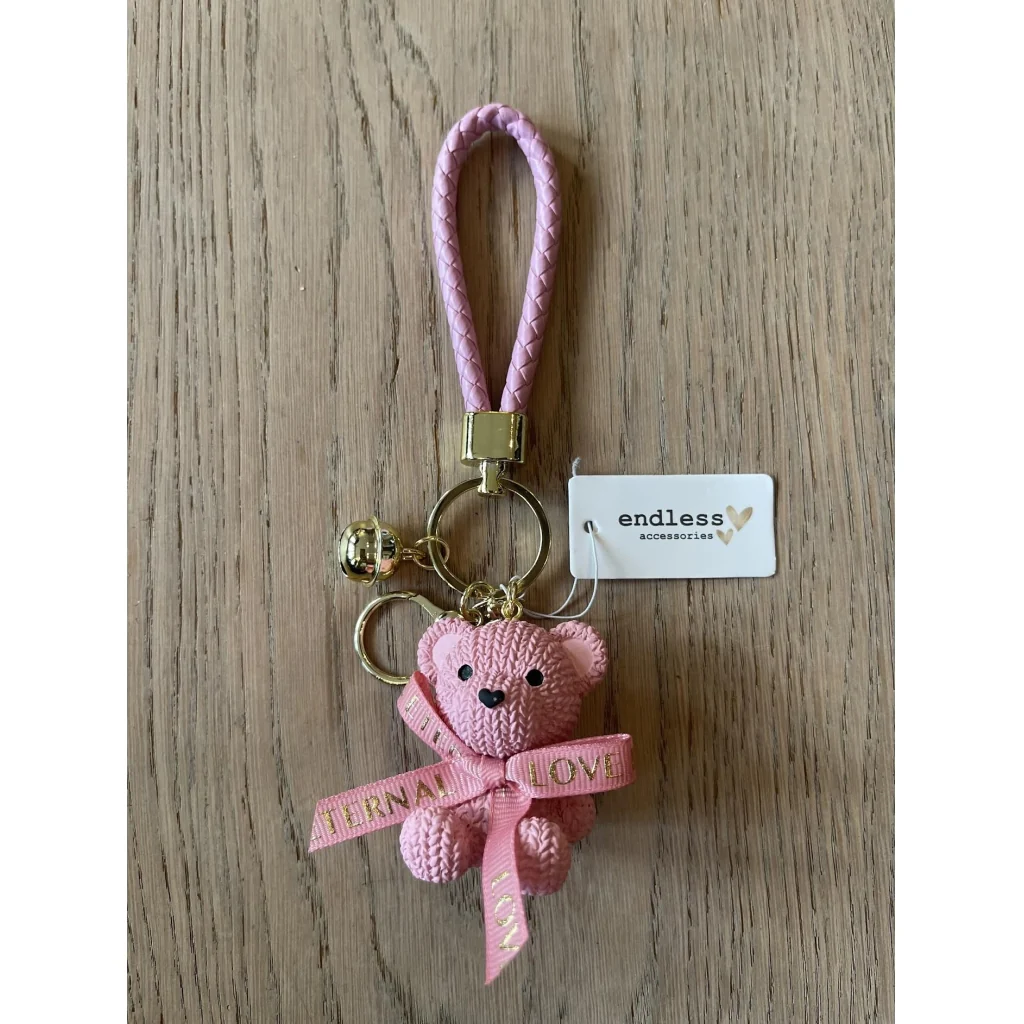 Bag charm - lys rosa