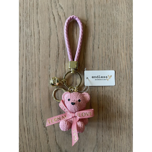 Bag charm - lys rosa