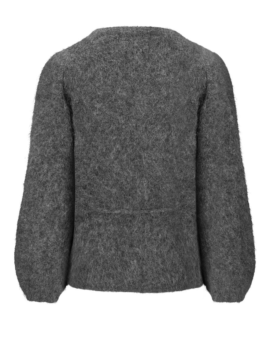 Fredrikke Chunky cardigan-charcoal
