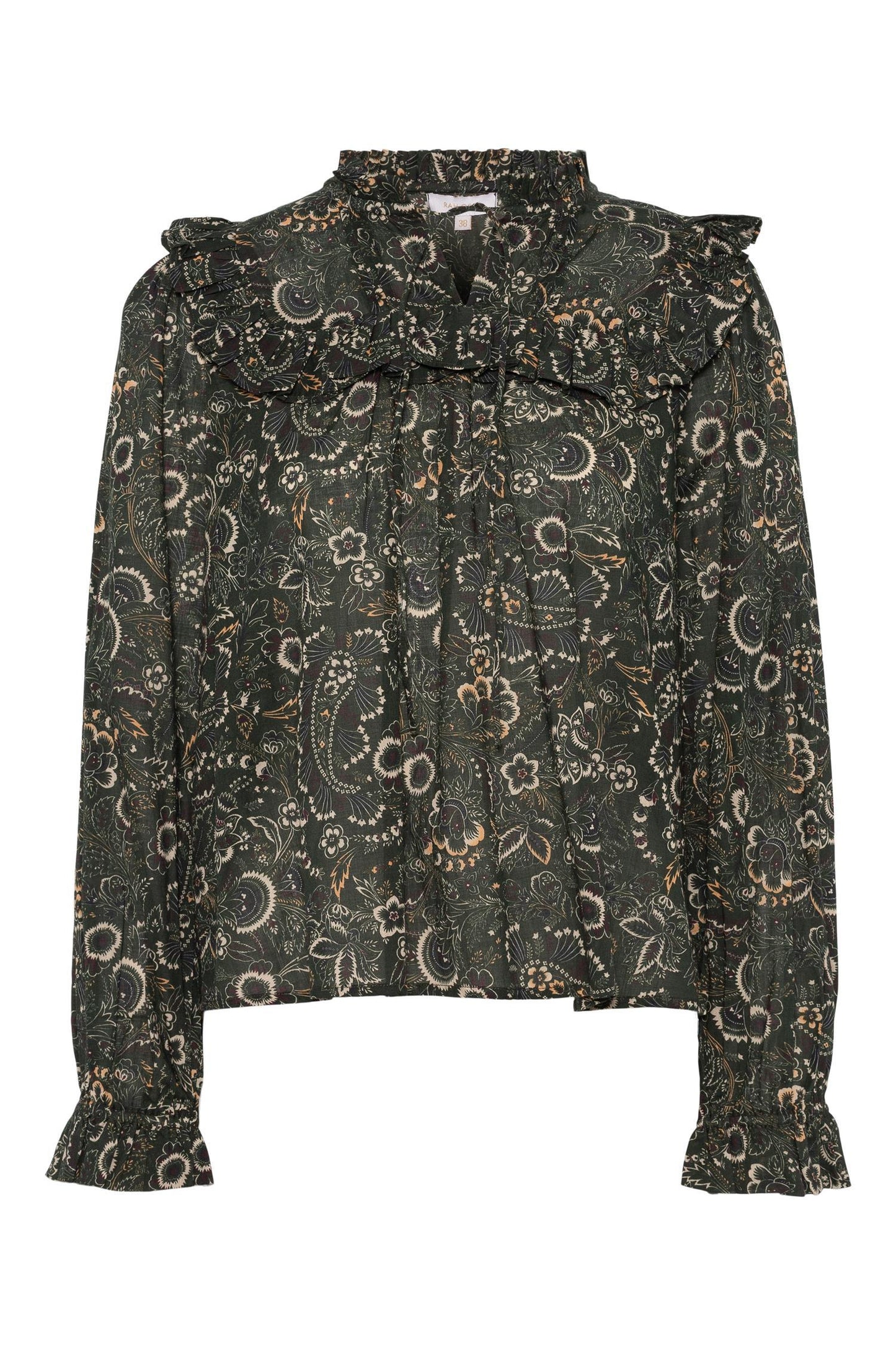 Malina Blouse-army print