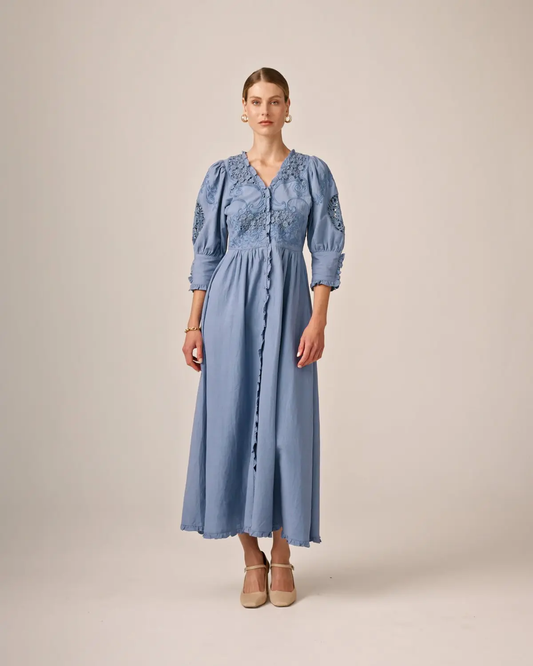 Linen Button Down dress