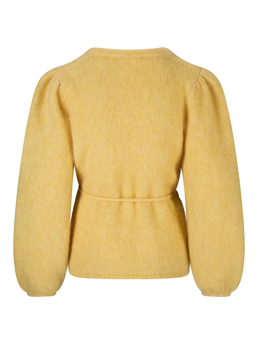 Fredrikke Chunky cardigan-yellow