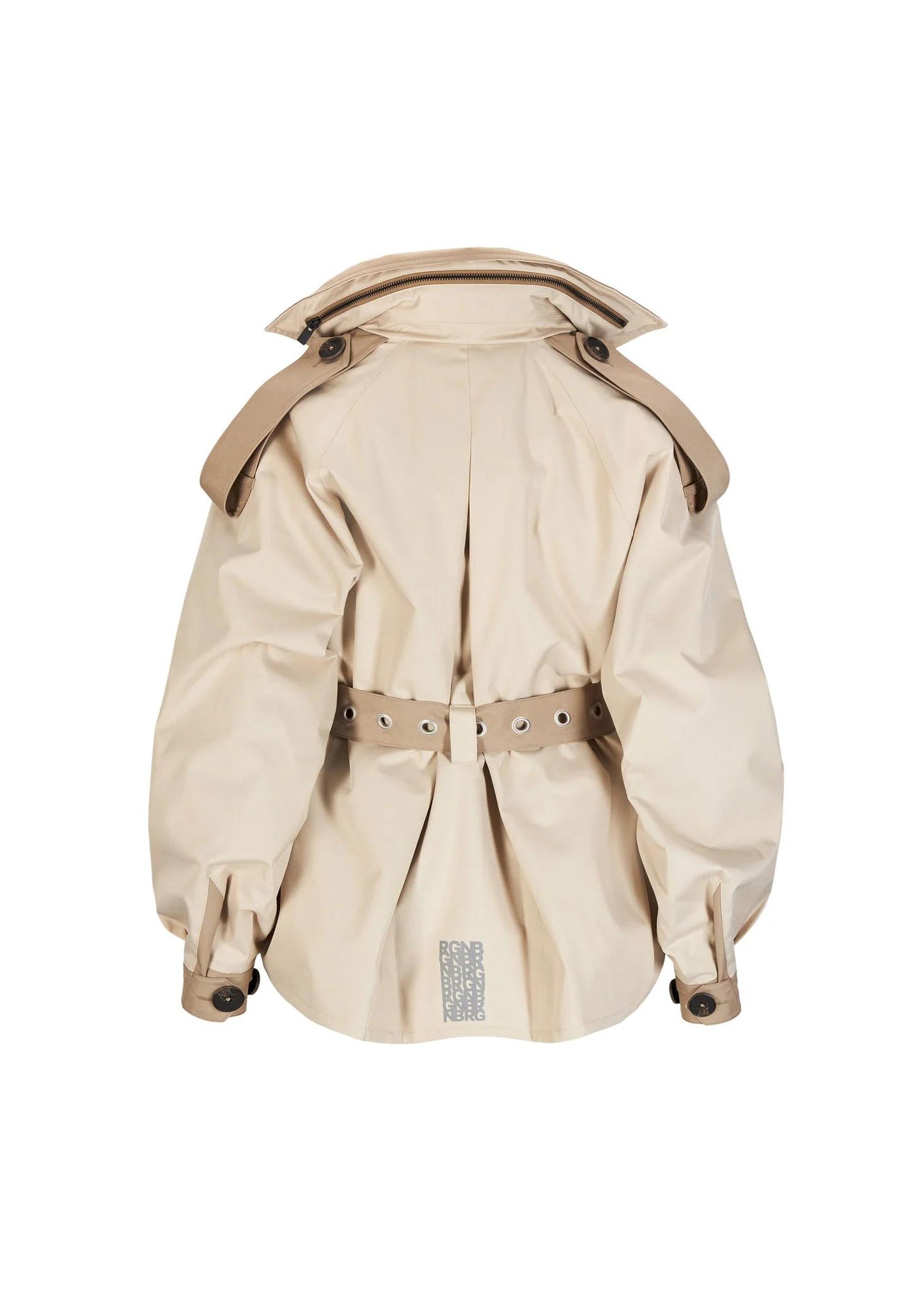 Duskregn short Trench Coat-sand