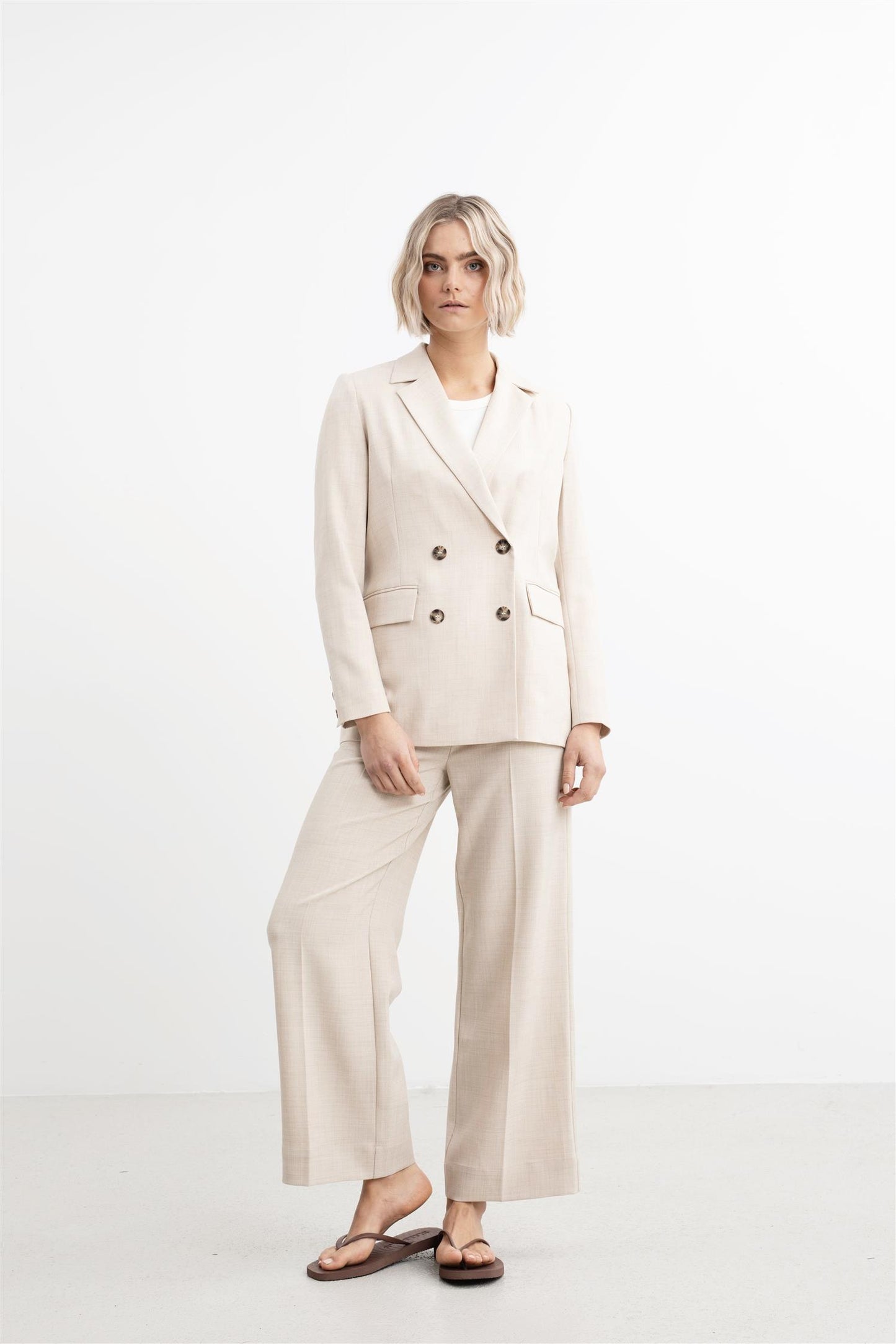 Cindy Blazer-sand melange