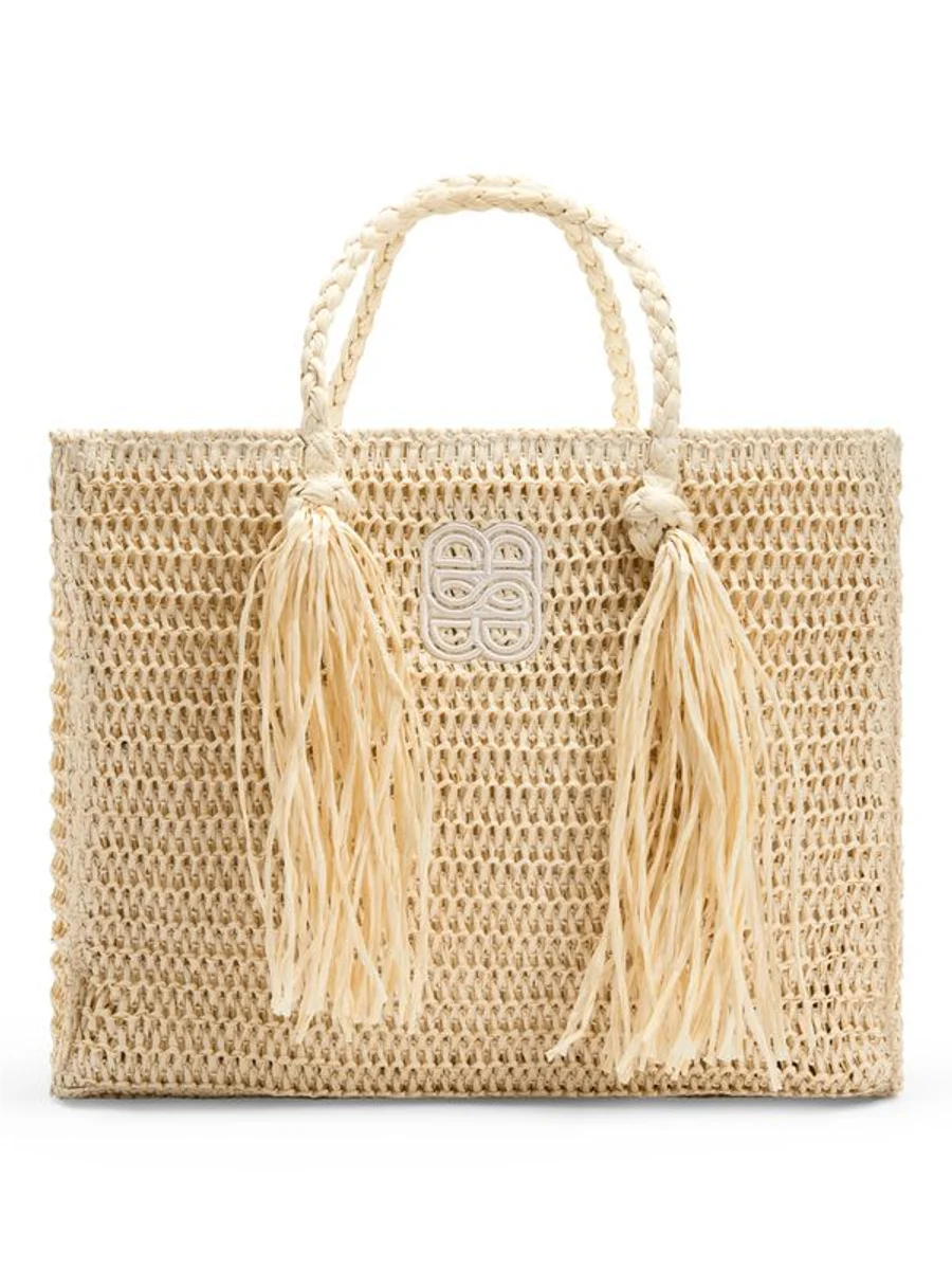 Rikke Straw Bag-beige