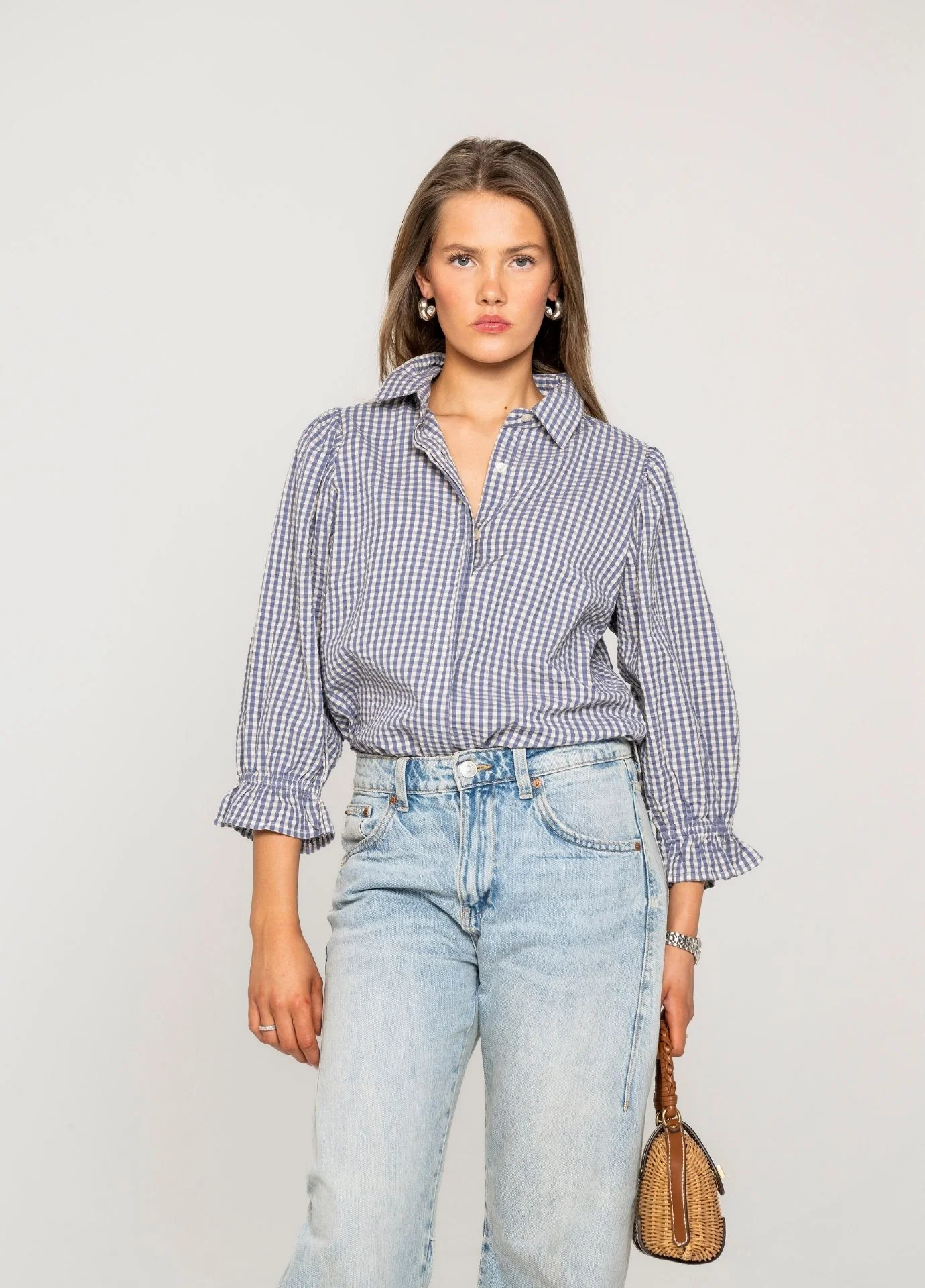 Amy Blouse-misty blue