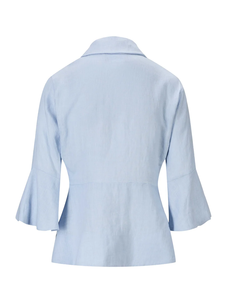 Guro linen shirt - kentucky blue