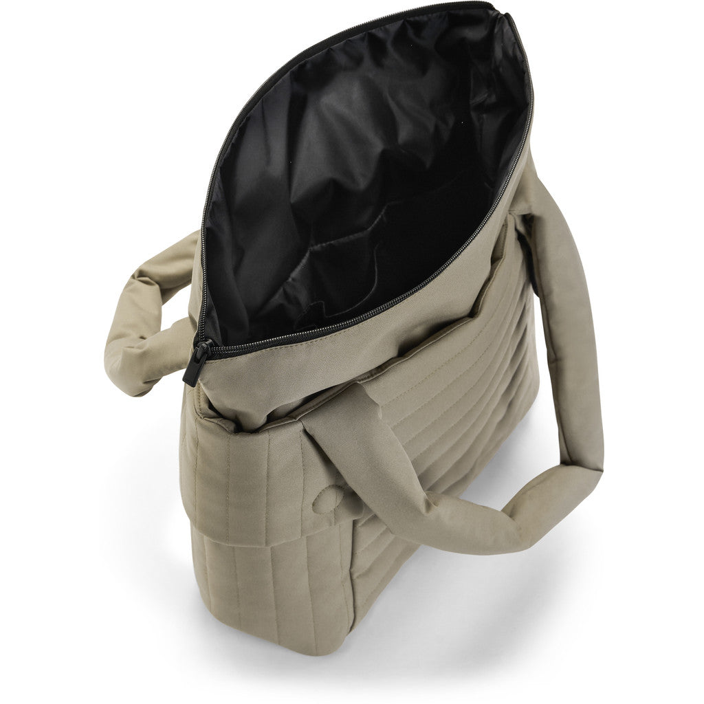 Puffed city bag-taupe