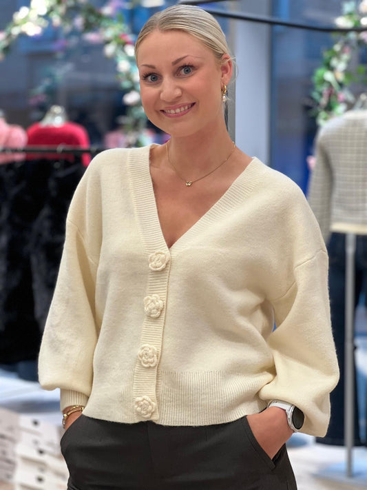 ViRadia L/S Rose Cardigan-birch
