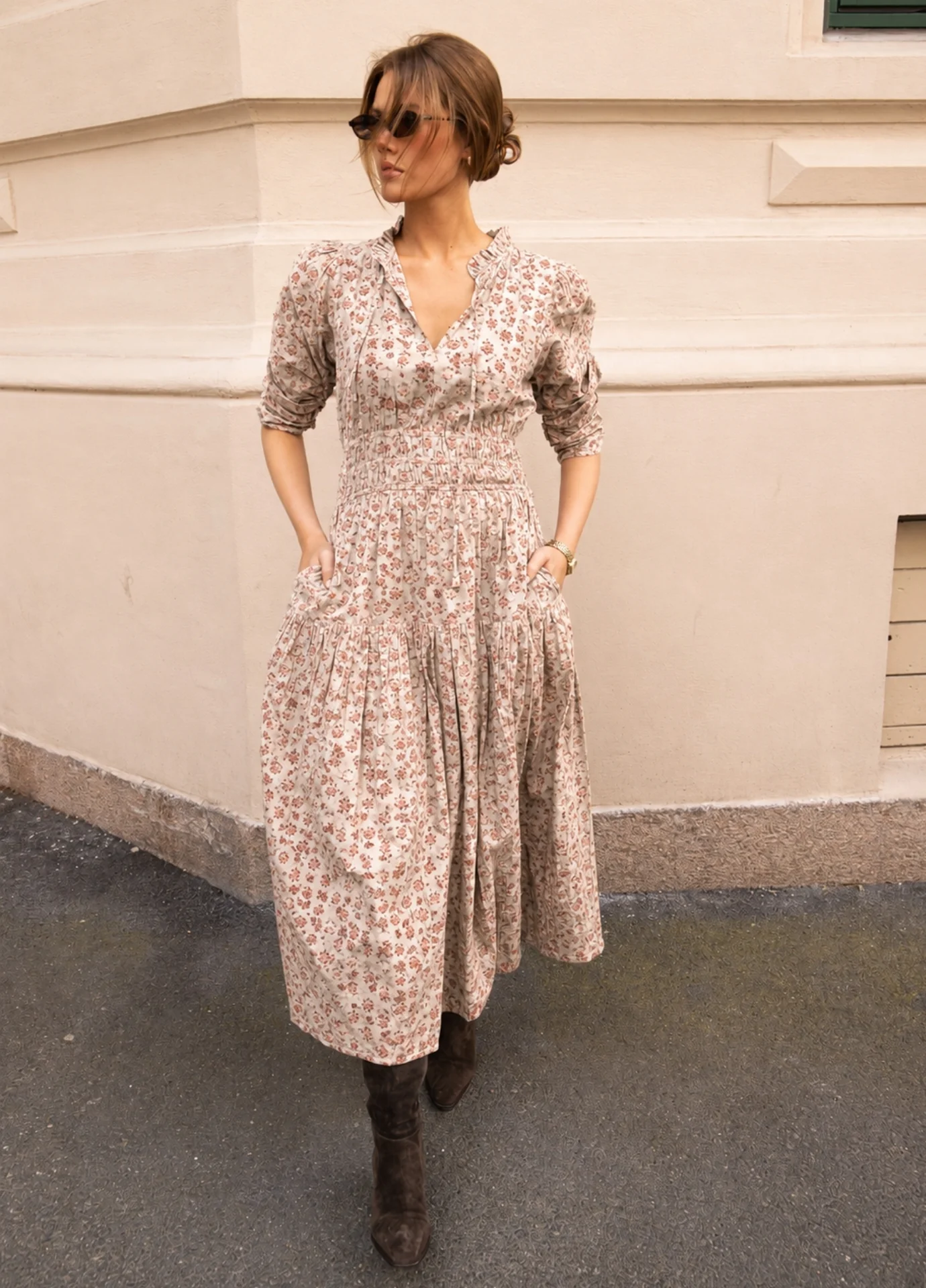 Madison dress-rose elegance