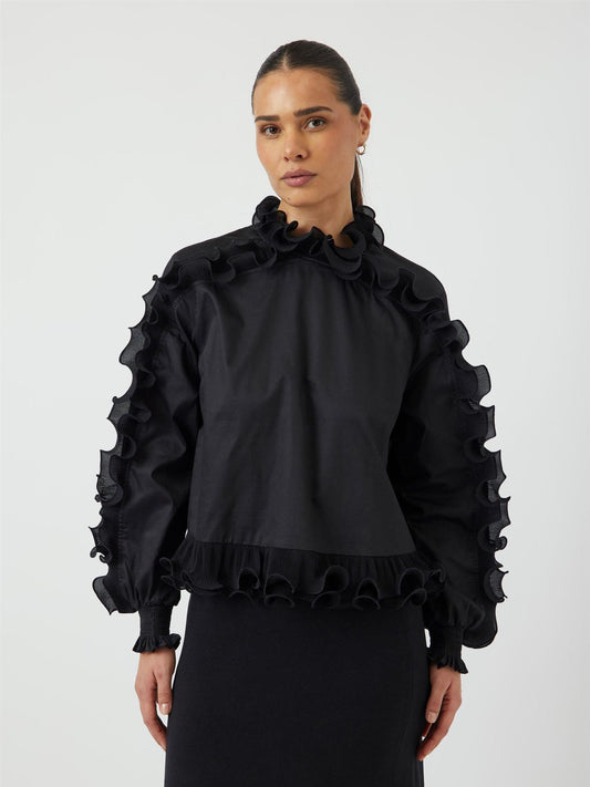 YAsMima Ls Top - black