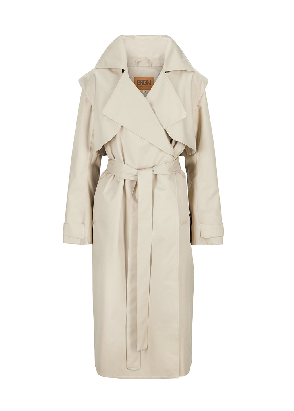 Regndråpe trench coat - sand