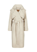 Regndråpe trench coat - sand