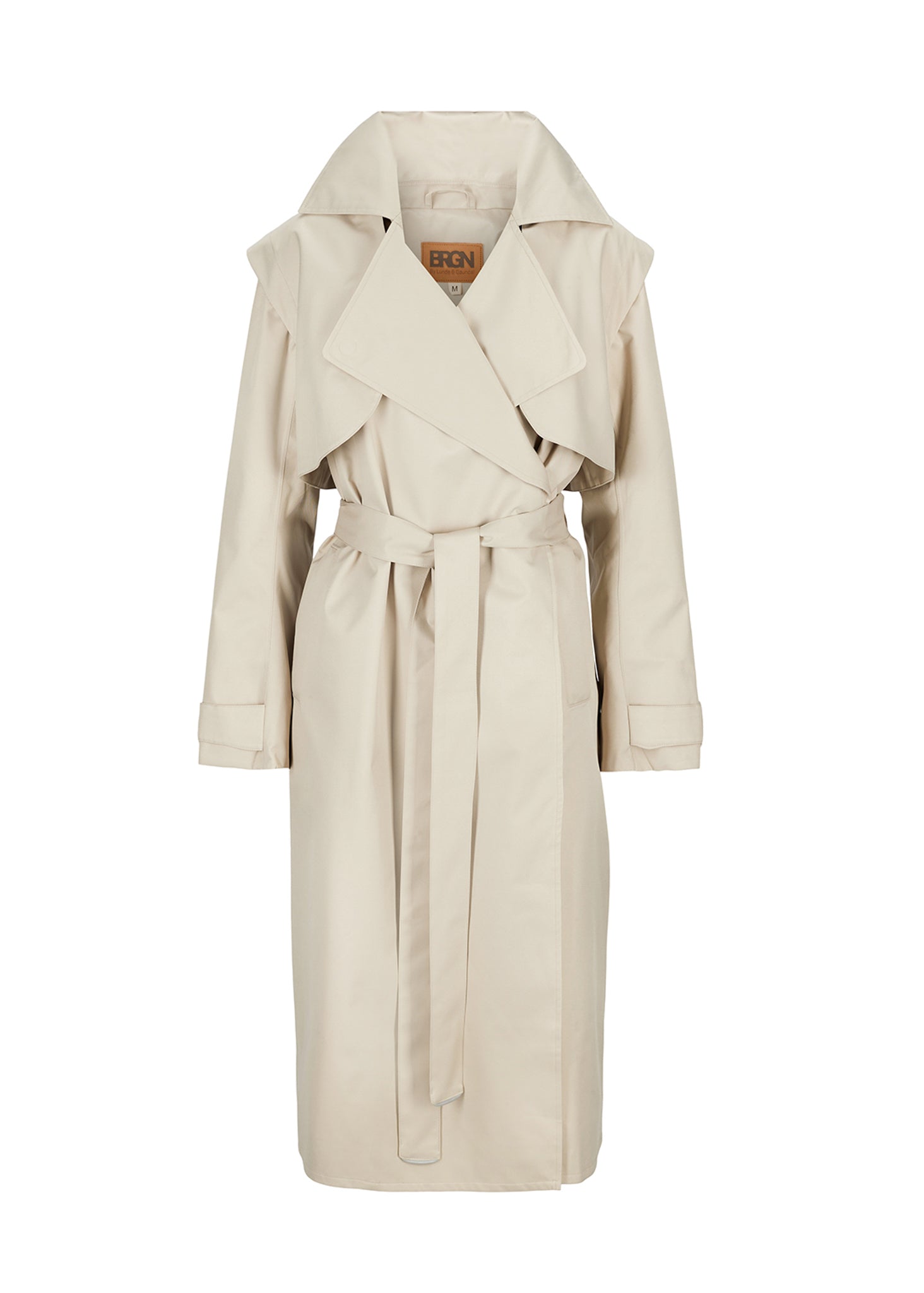 Regndråpe trench coat - sand