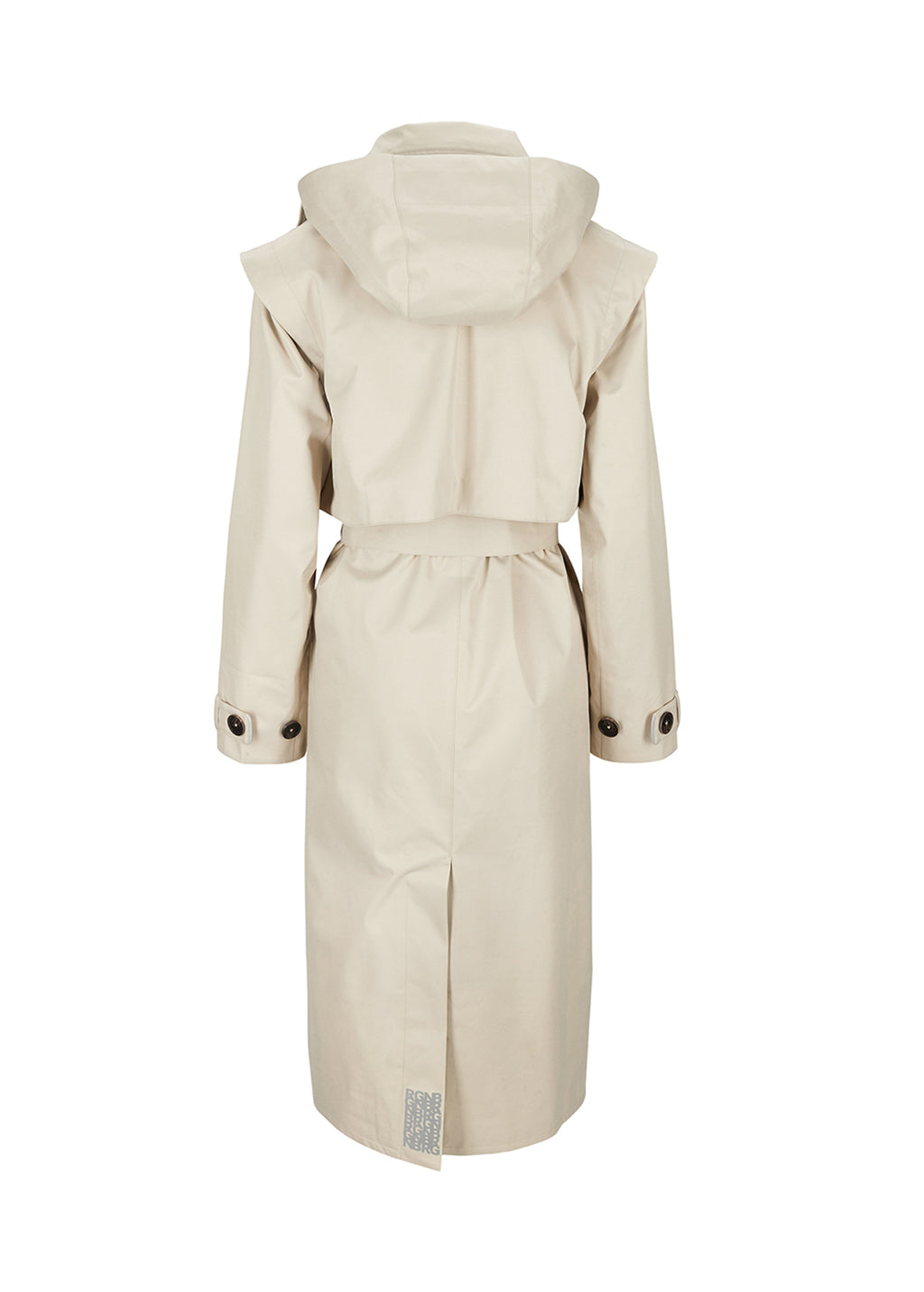 Regndråpe trench coat - sand