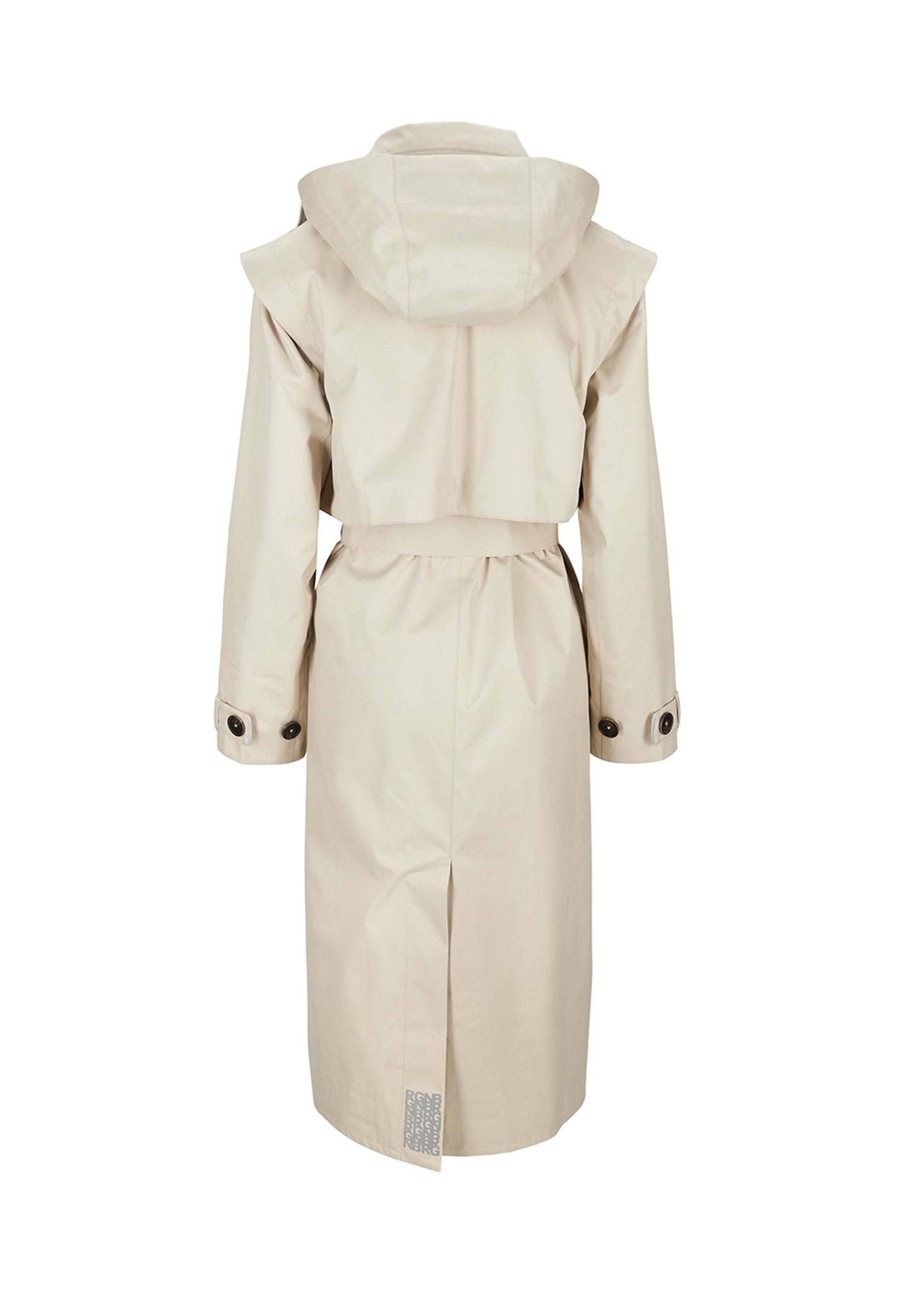 Regndråpe trench coat - sand