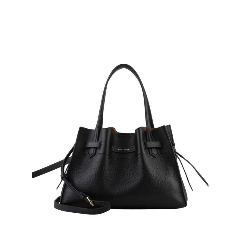 Blossom Cowhide Leather Satchel Medium