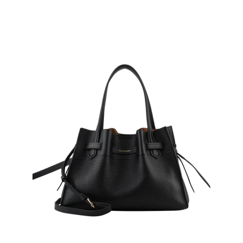 Blossom Cowhide Leather Satchel Medium