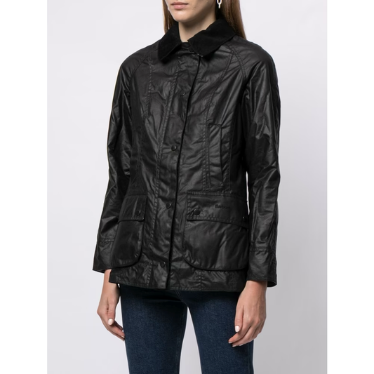 Barbour Beadnell Wax -black