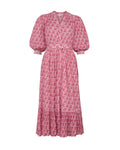 Twisted Midi dress-wildflowers