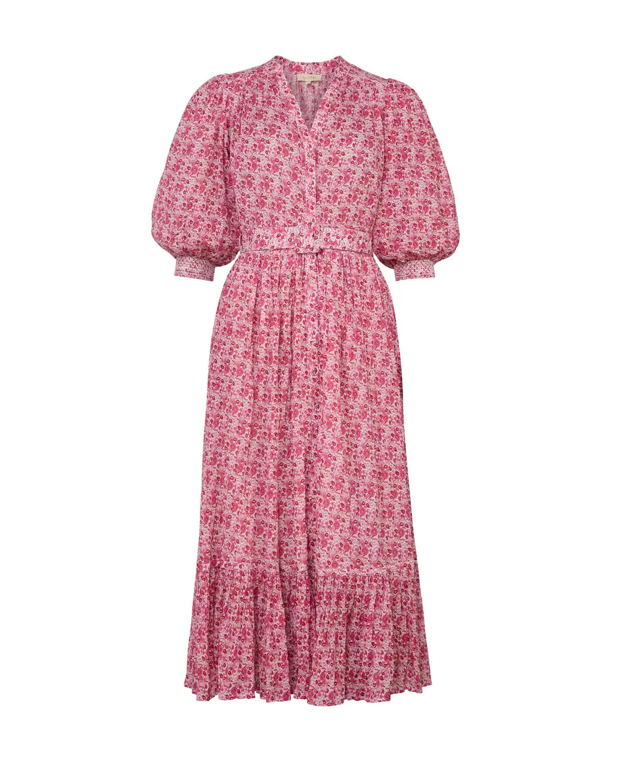 Twisted Midi dress-wildflowers