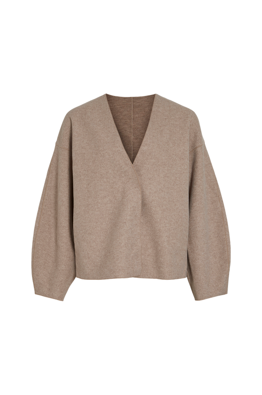 VIJuice Losse L/S Jacket-natural melange