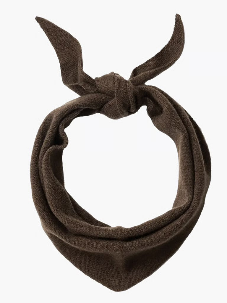 SLFMaria Narrow Cashmere Scarf-choco